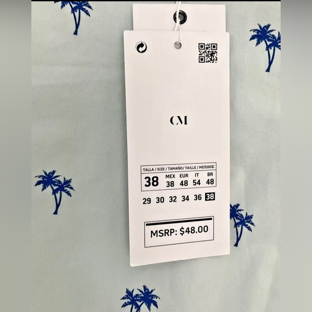 Cactus Man Ricky Singh Chino Stretch Shorts Size 38 - Picture 5 of 5